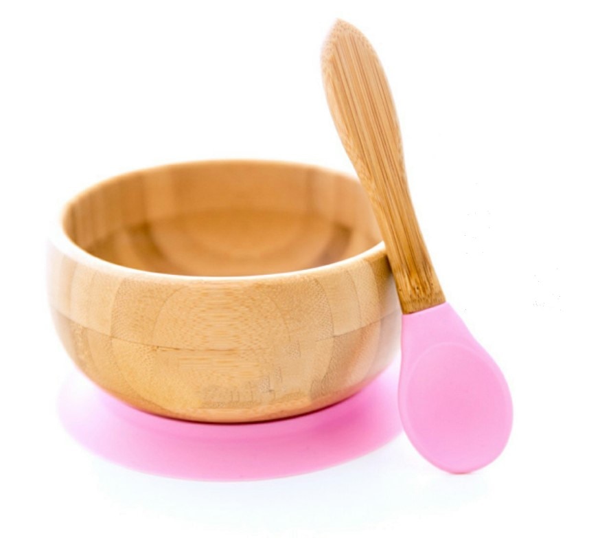 Bamboo Baby Plate Feeding Bowl